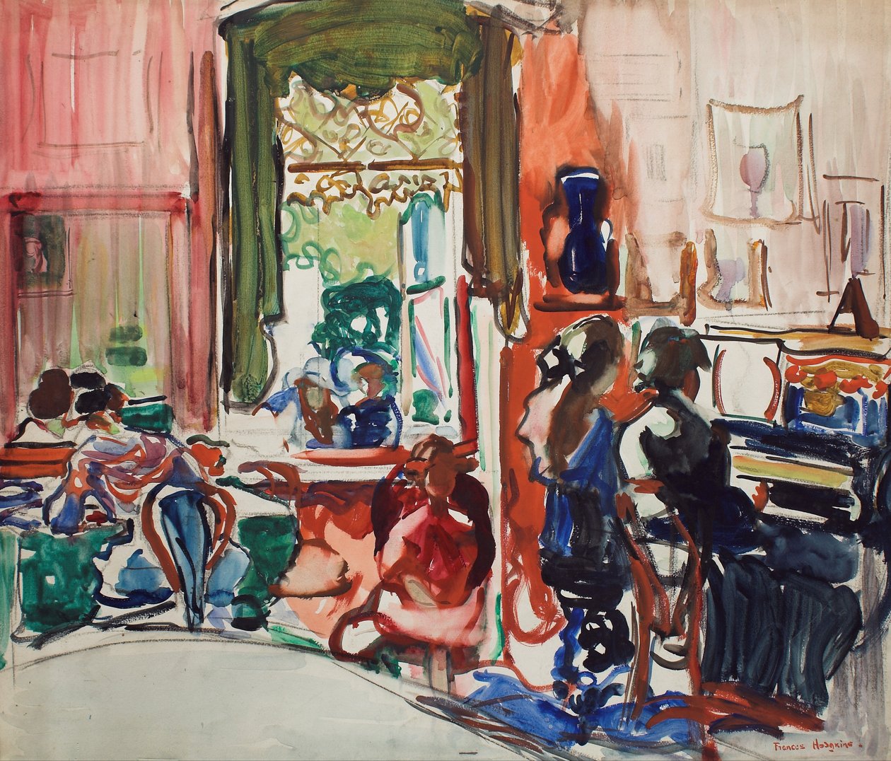 A lição de piano de Frances Hodgkins