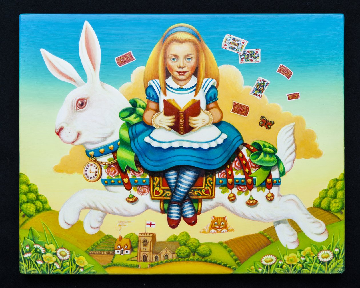 Alice e o coelho branco, 2013 de Frances Broomfield