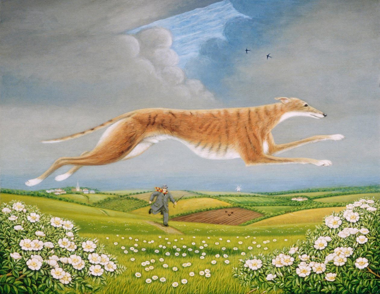 Mick the Miller, 1992 (óleos e têmpera no painel) de Frances Broomfield