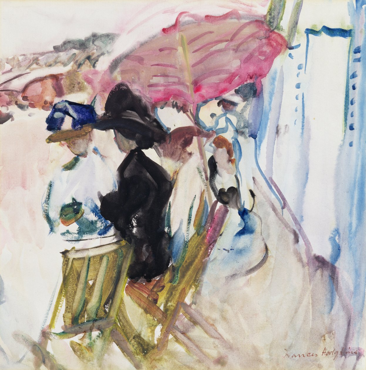 Na Praia de Frances Hodgkins