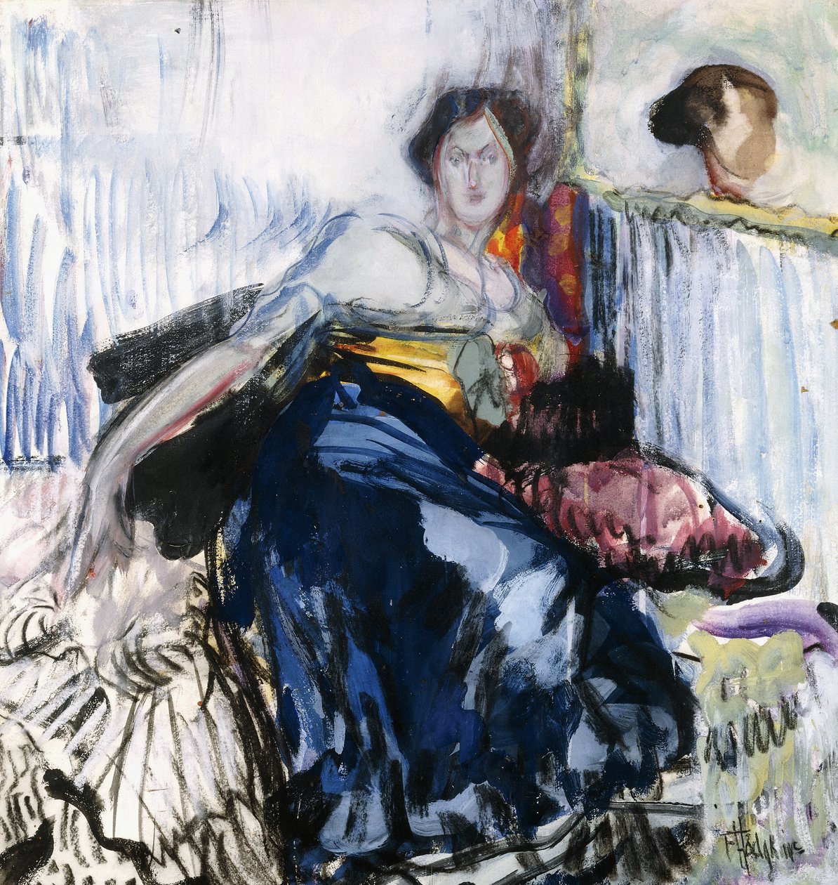 Mulher Reclinada de Frances Hodgkins