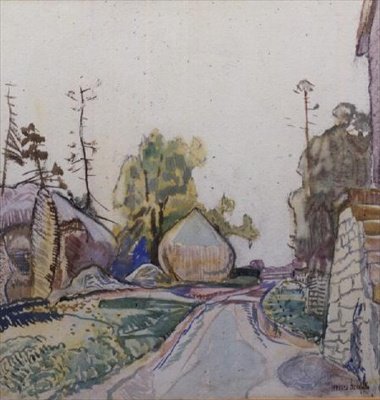 O Rickyard de Frances Hodgkins