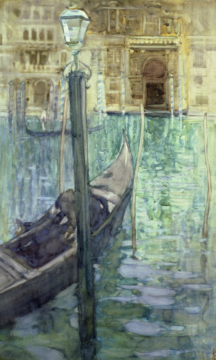 Veneza (aquarela sobre papel) de Frances Hodgkins