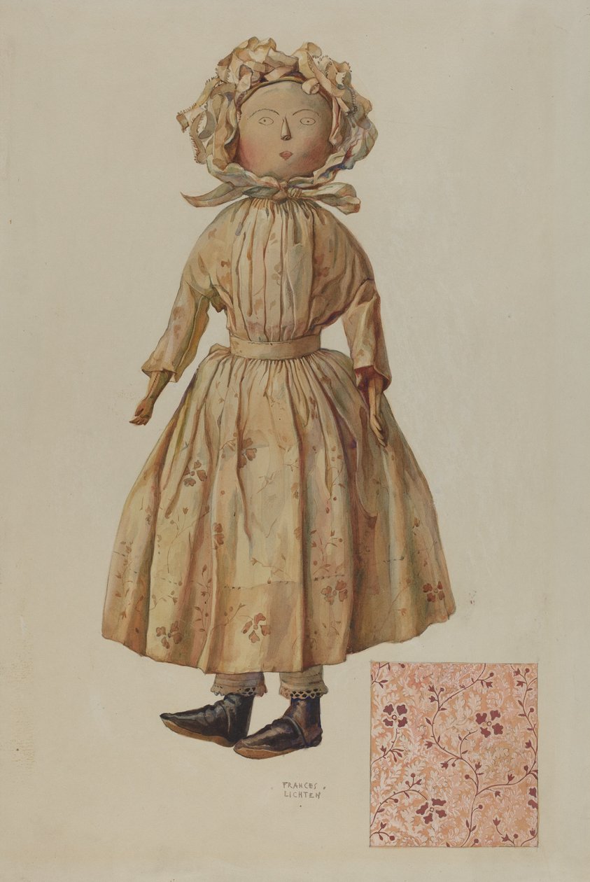 Boneca de pano de Frances Lichten