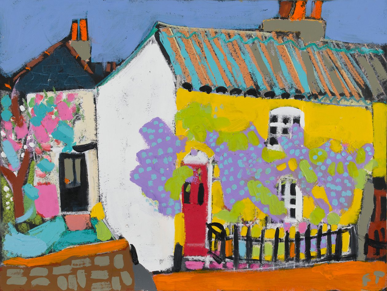 Little Royal Hill, 2010 (óleo e acrílico a bordo) de Frances Treanor