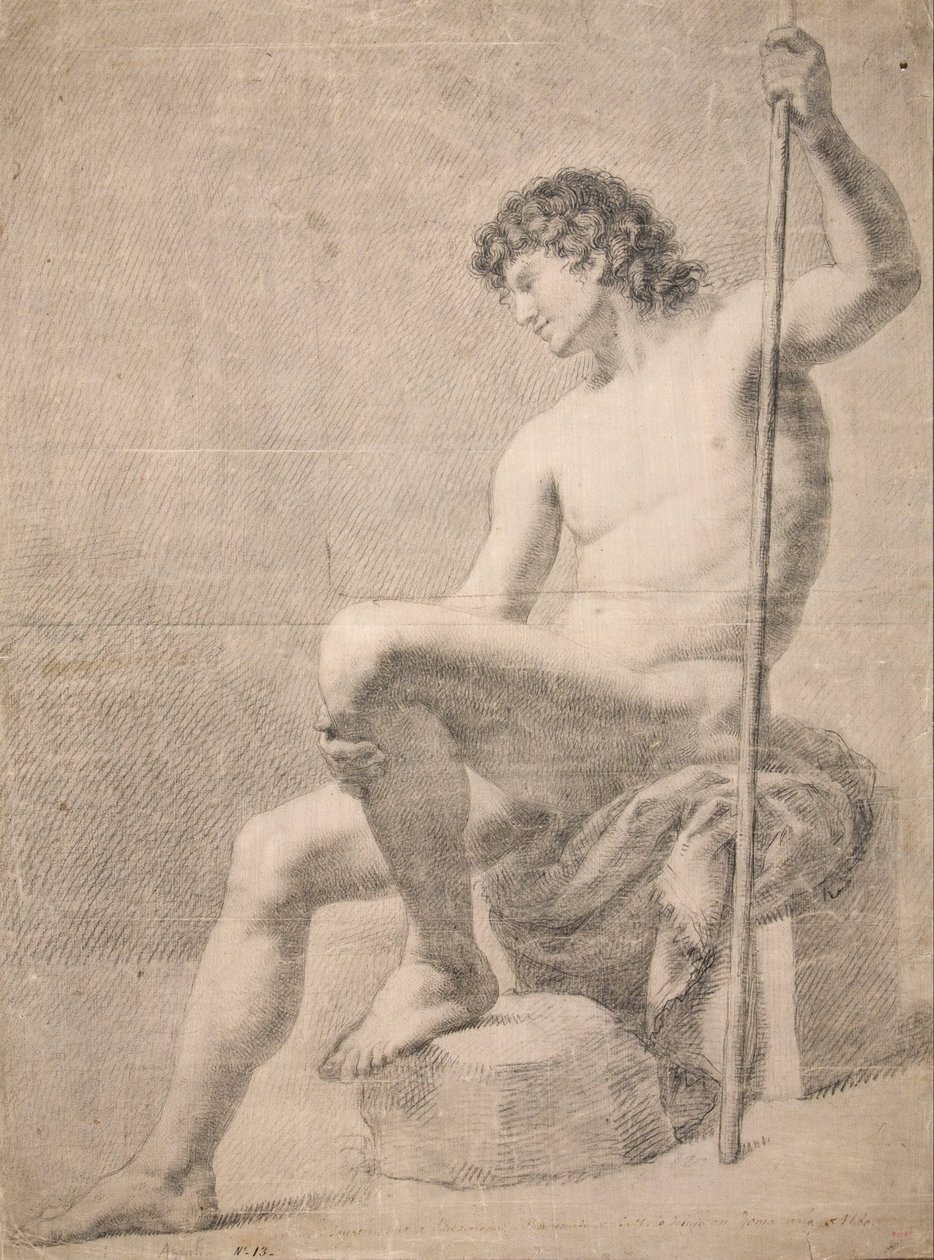 Nu masculino sentado de Francesc Agustín