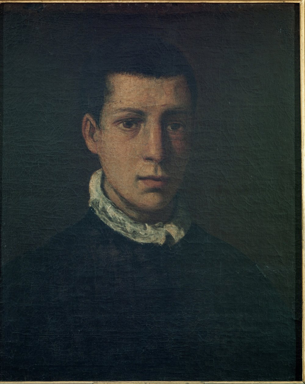 Auto-retrato, início do século XVII de Franceschino Carracci