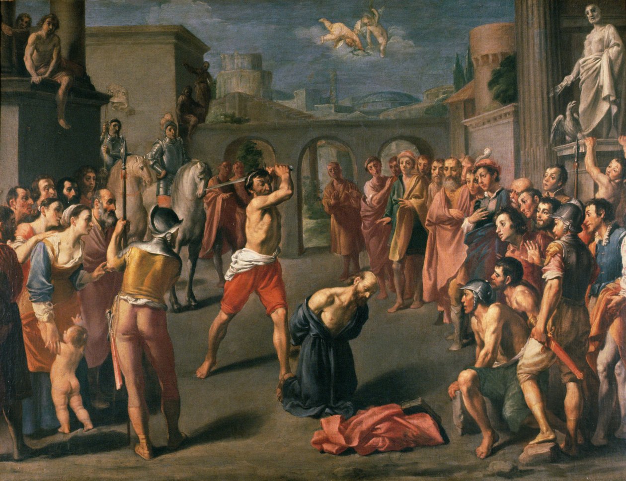 O martírio de São Paulo de Franceschino Carracci