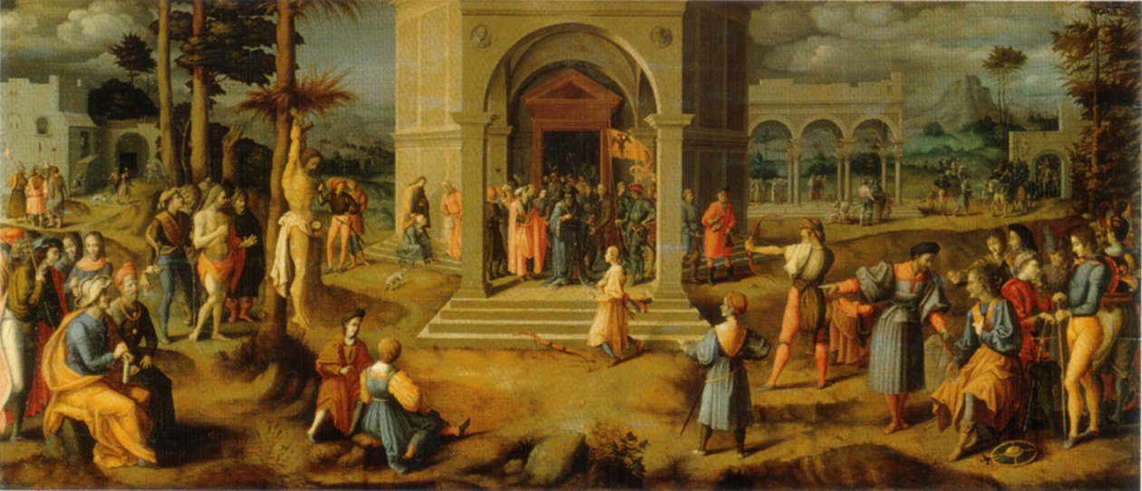 A lenda dos filhos dos reis de Francesco Ubertini Bacchiacca