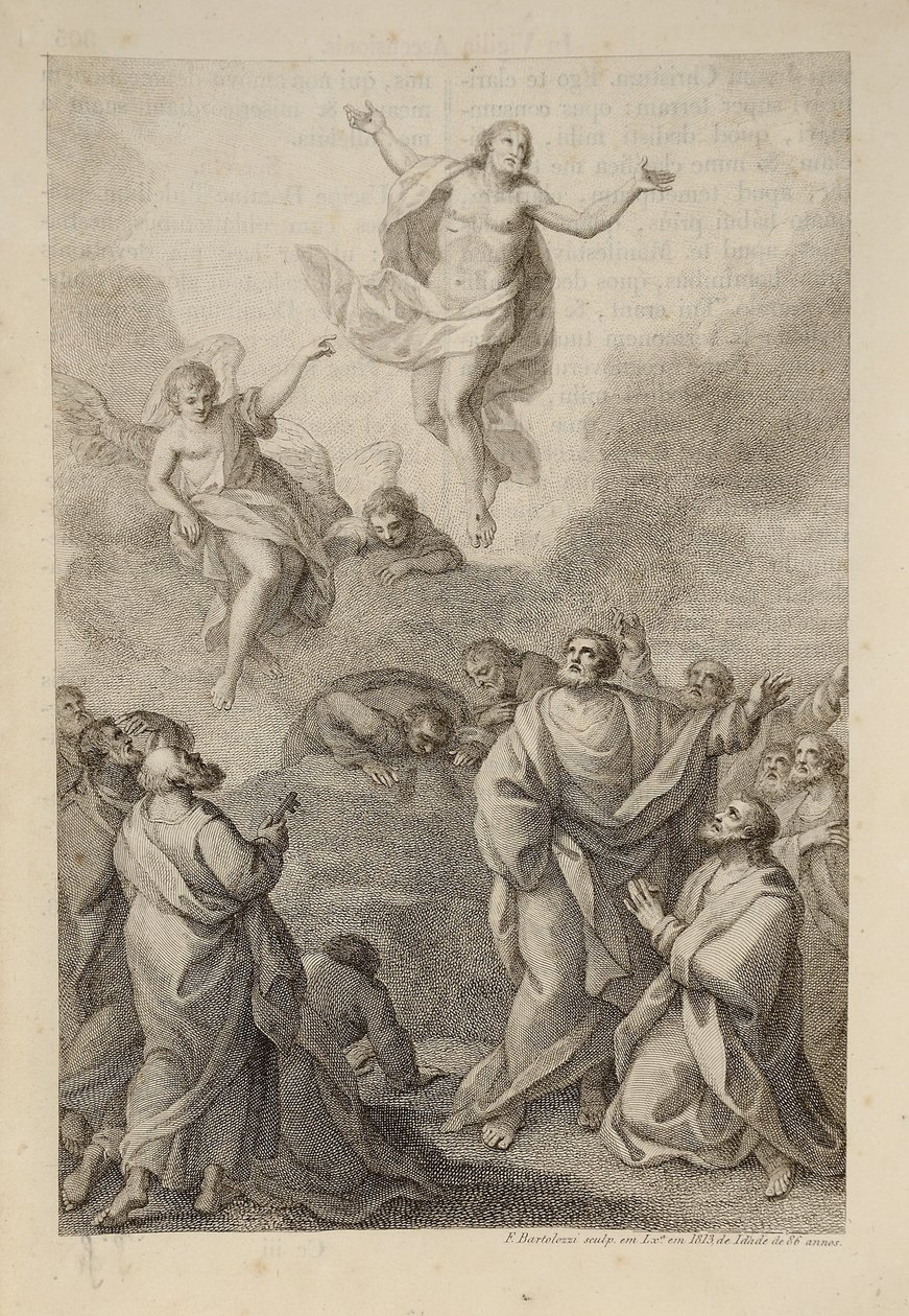 Ascensão, para o Missal Romano de Francesco Bartolozzi