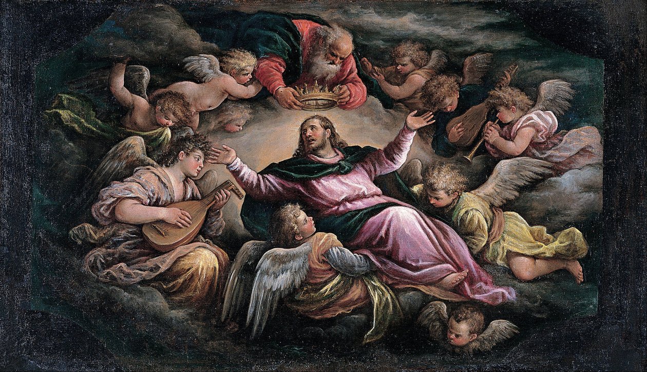 Cristo na glória de Francesco Bassano
