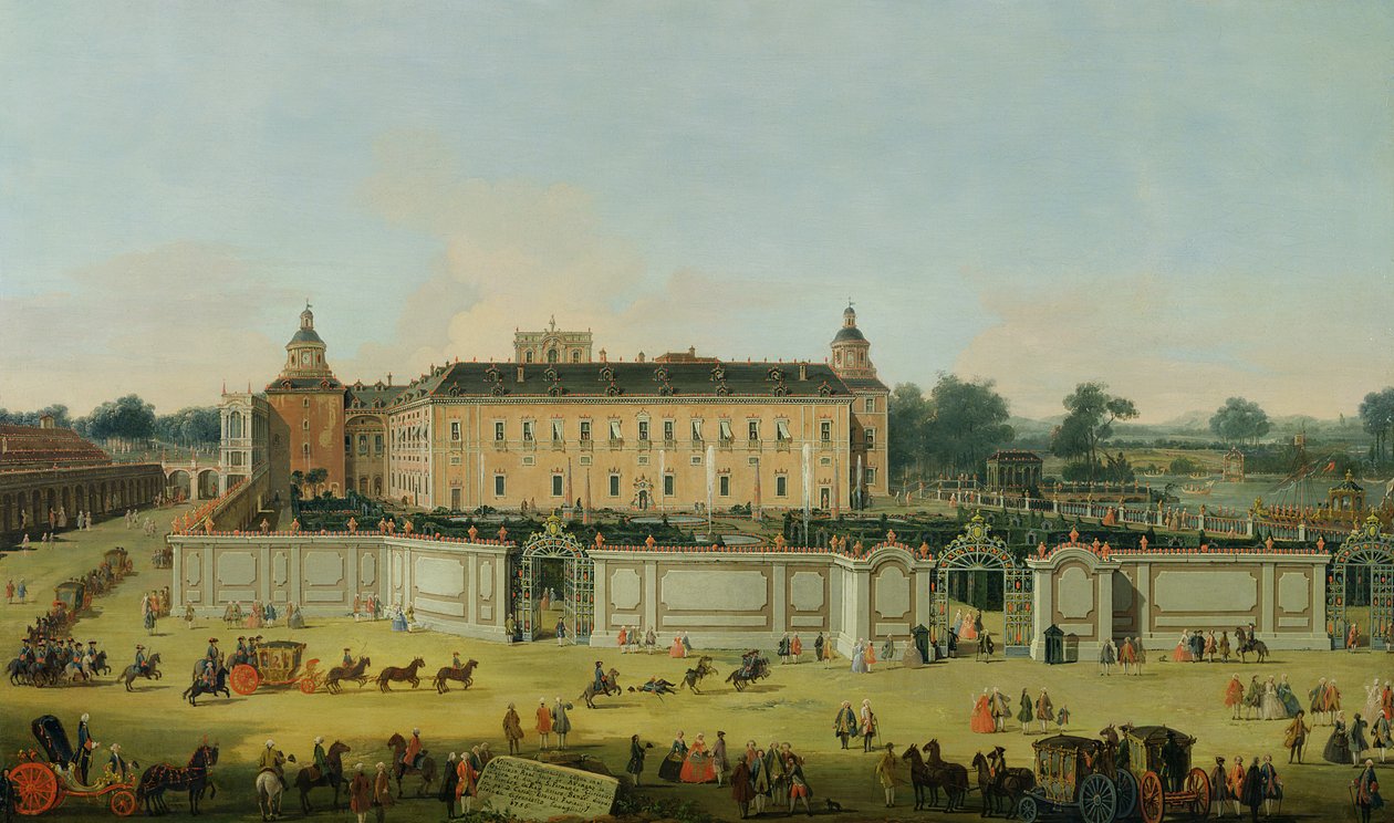 O Palácio de Aranjuez, 1756 de Francesco Battaglioli