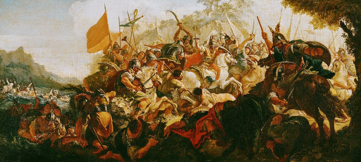 A Batalha do Granicus em maio de 334 aC de Francesco Fontebasso