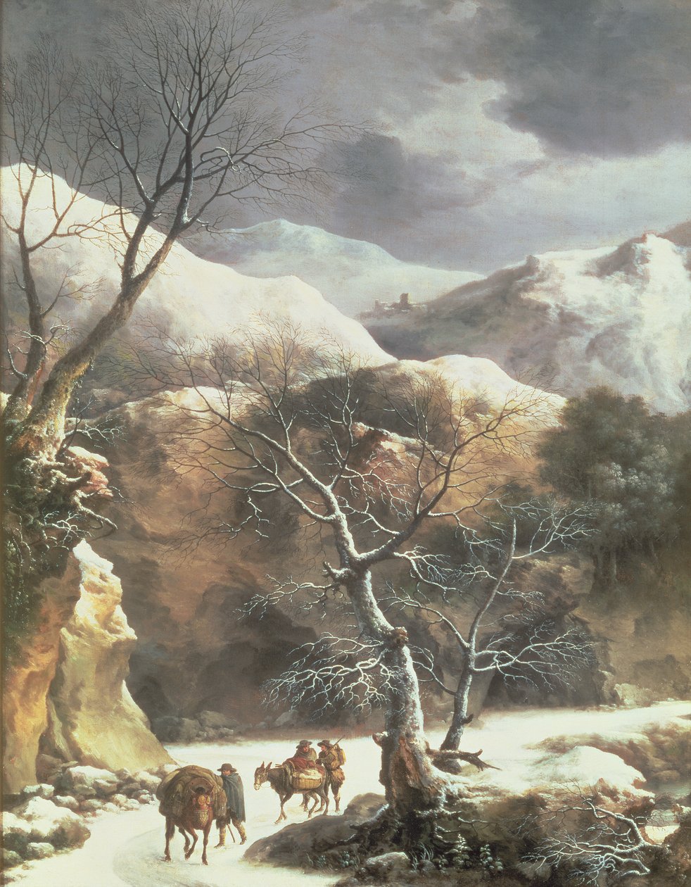 Paisagem de inverno (par de 81020) de Pier Francesco Foschi