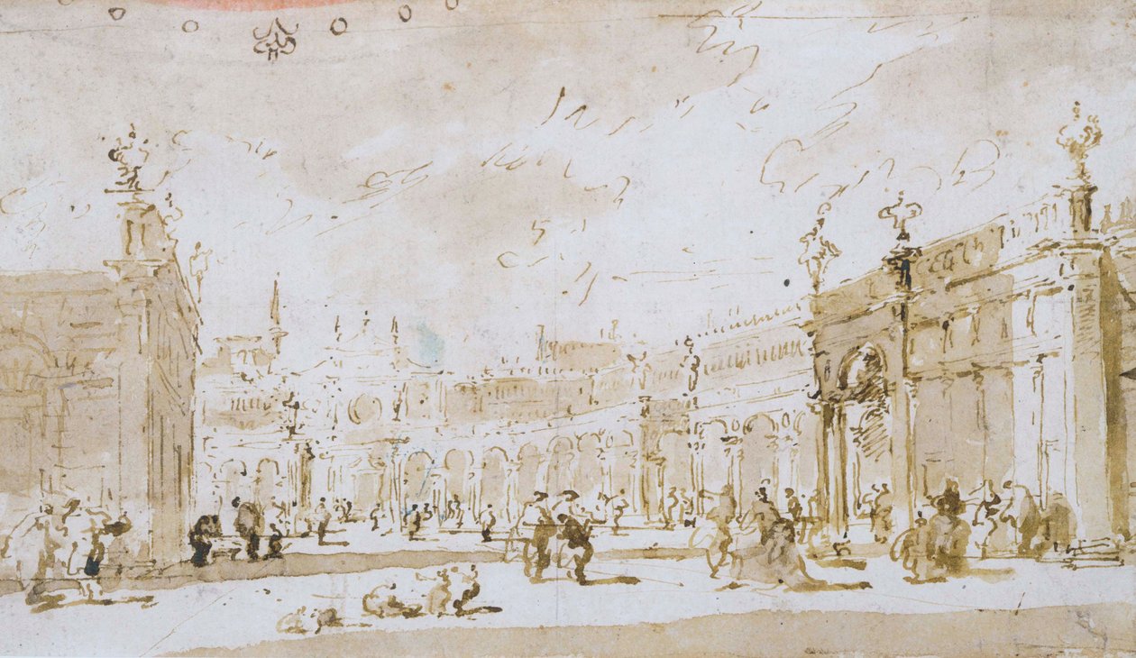 Piazza San Marco de Francesco Guardi