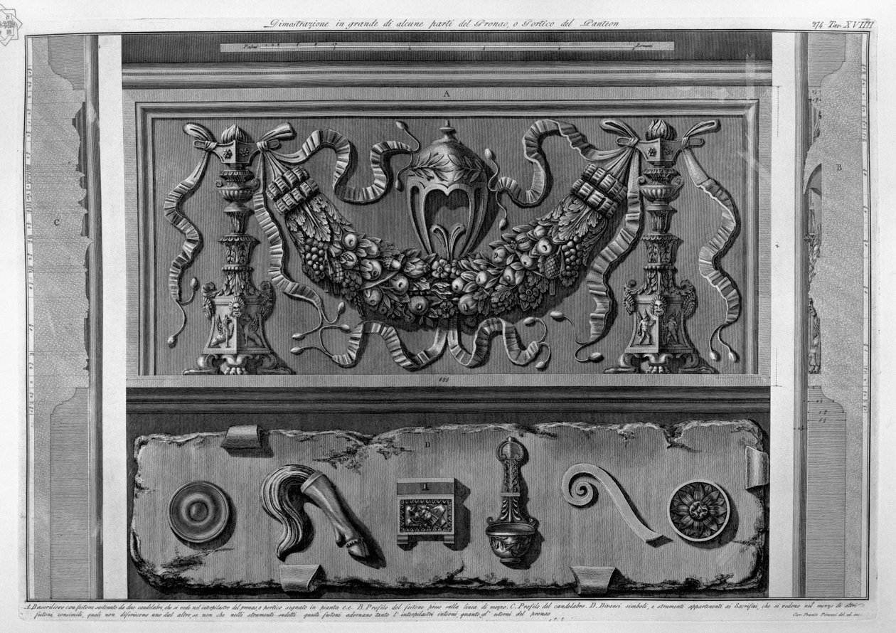 lav Pantheon. 19 de Francesco Piranesi