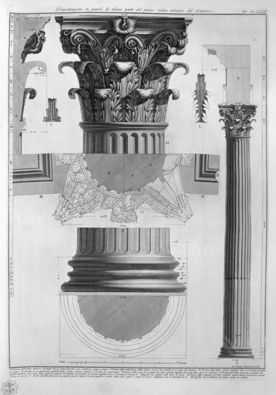 lav Pantheon. 23 de Francesco Piranesi
