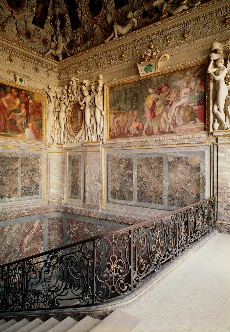 Antiga câmara de Anne de Pisseleu (1508-80) Duquesa de Etampes, 1533-44 de Francesco Primaticcio