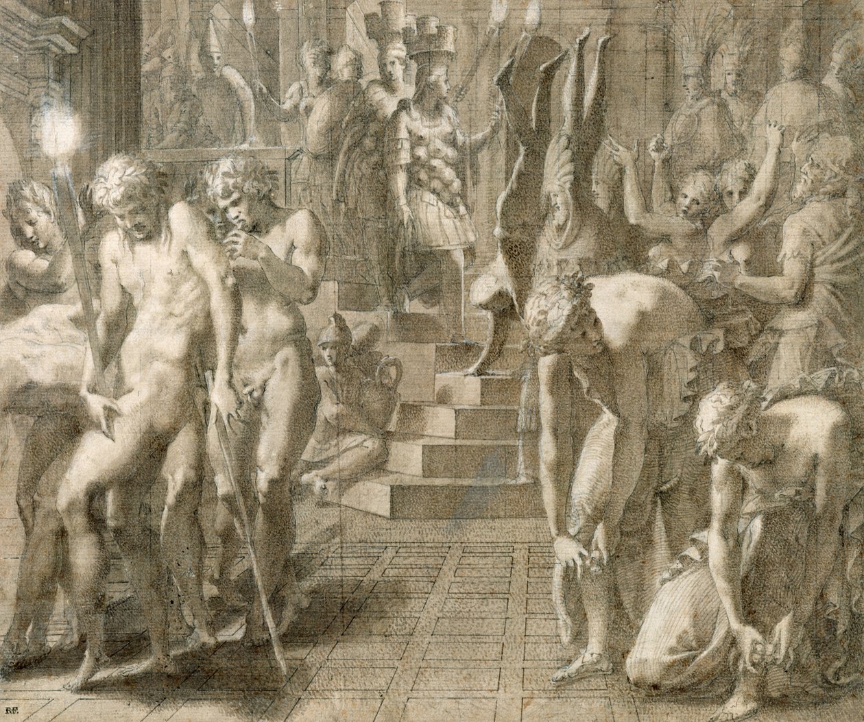 Masquerade em Persépolis de Francesco Primaticcio