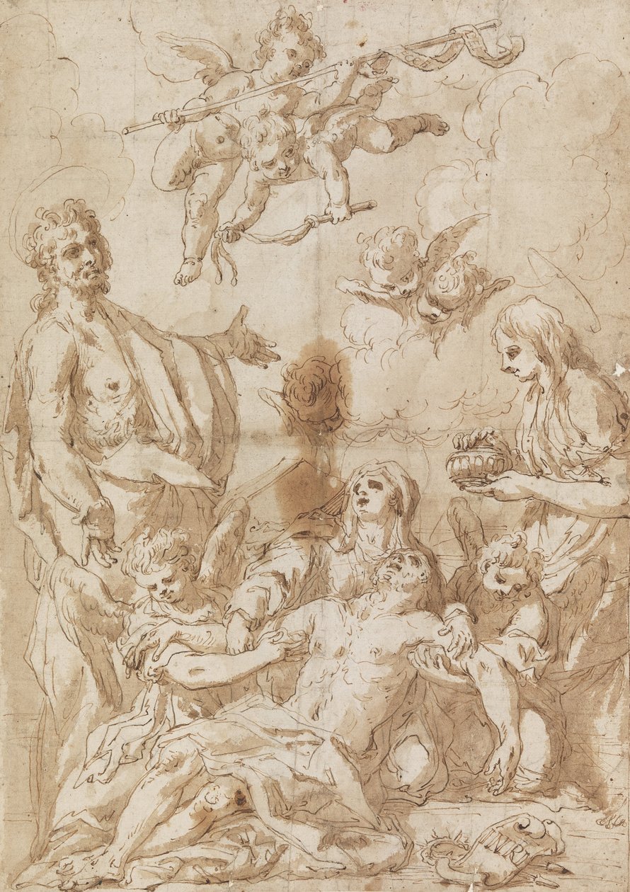 Lamentação sobre Cristo de Francesco Saverio Mergolo