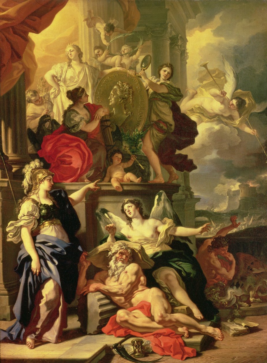 Alegoria de um reinado, 1690 de Francesco Solimena