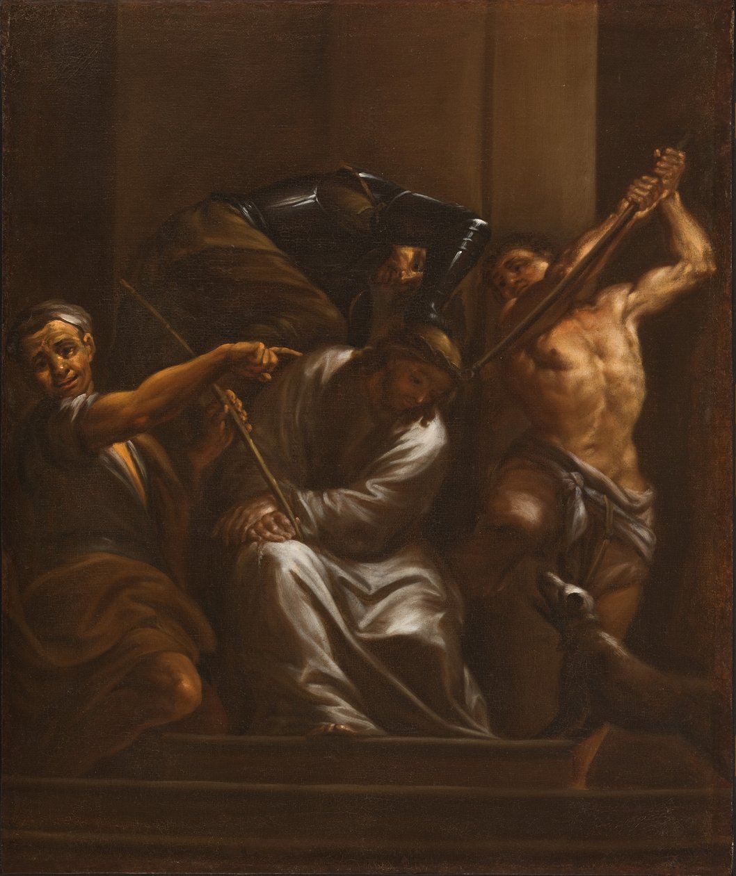 A coroação de espinhos, c.1700 de Francesco Trevisani