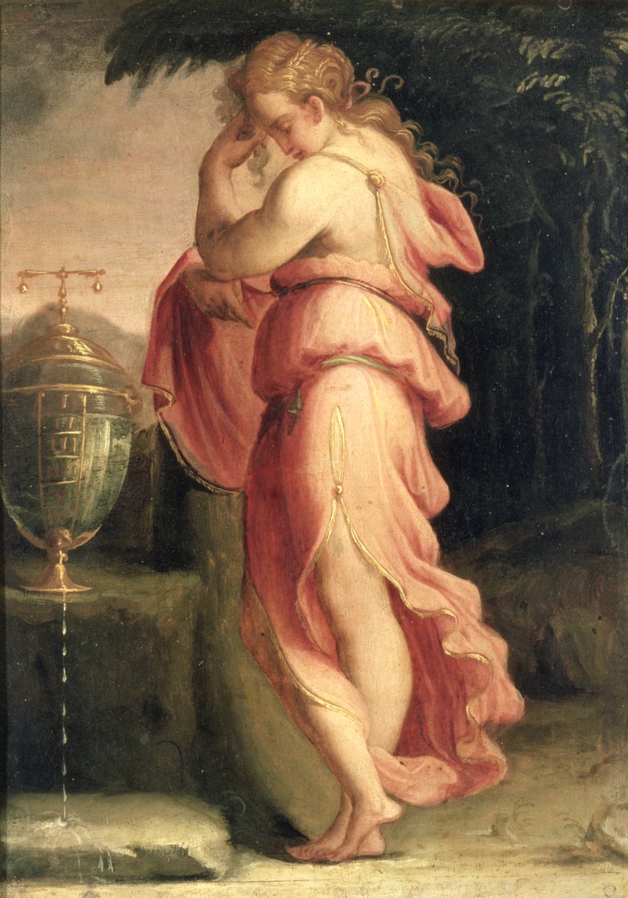 Artemísia lamentando Mausolus de Francesco de Rossi Salviati Cecchino