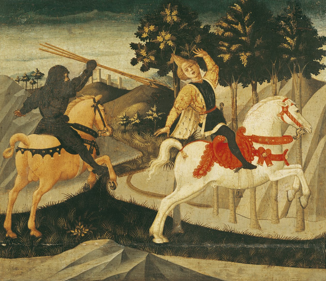 A morte de Absalão de Francesco di Stefano Pesellino