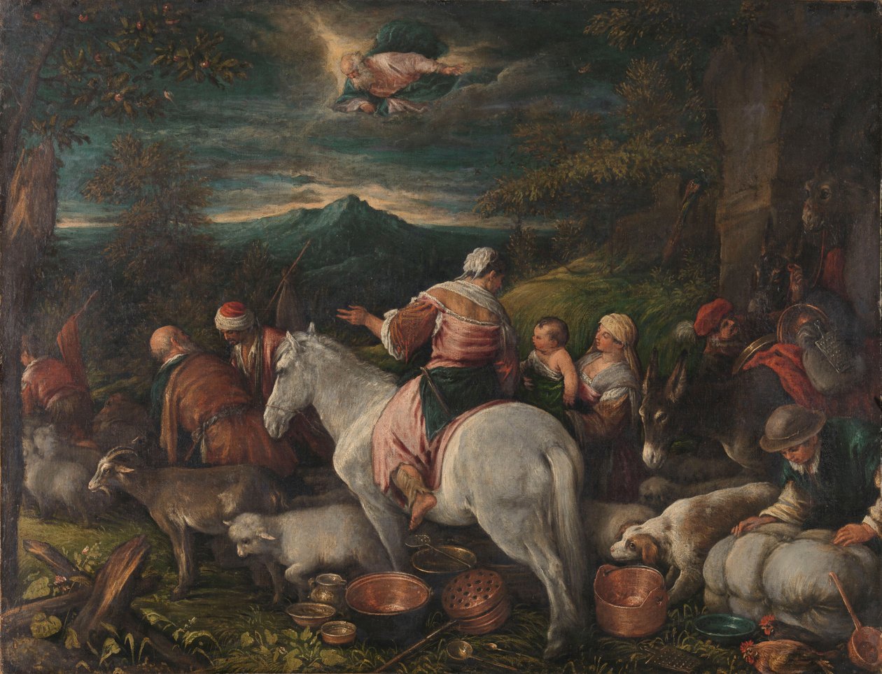Abraham Deixa Haran de Francesco (attr. to) Bassano
