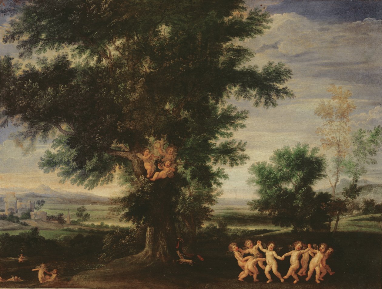 Dança dos Cupidos, c.1630 de Francesco Albani