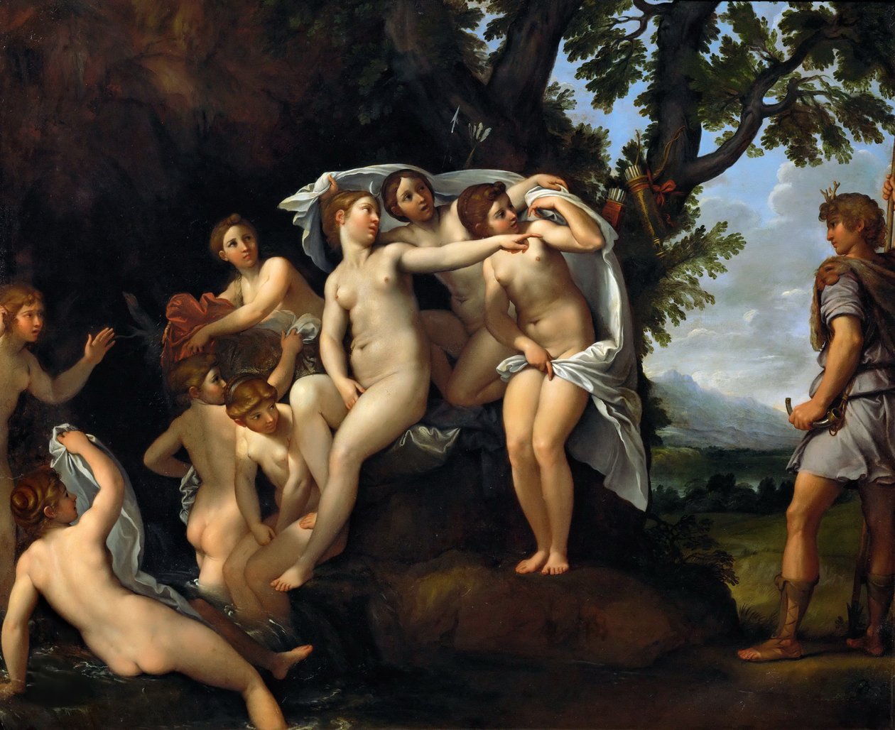 Diana e Actaeon, c. 1617. de Francesco Albani