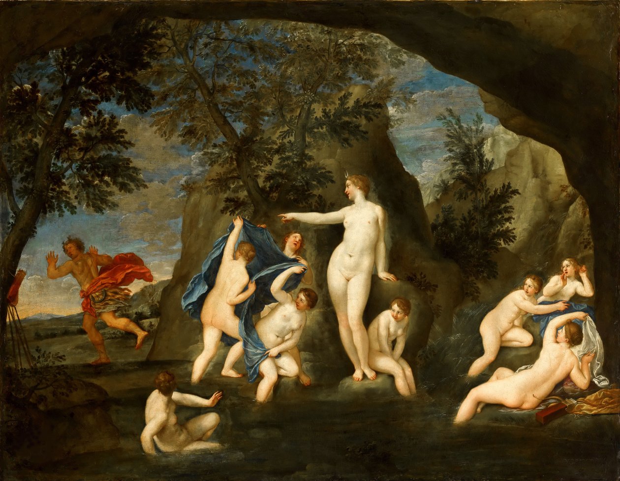 Diana e Actaeon, c. 1640. de Francesco Albani