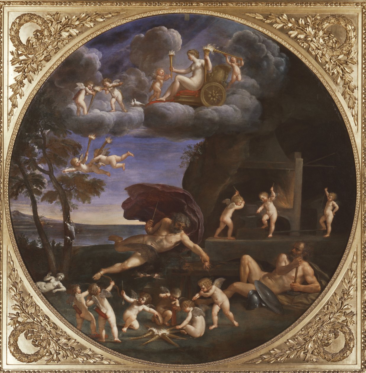 Elemento do Fogo, 1625-28 de Francesco Albani