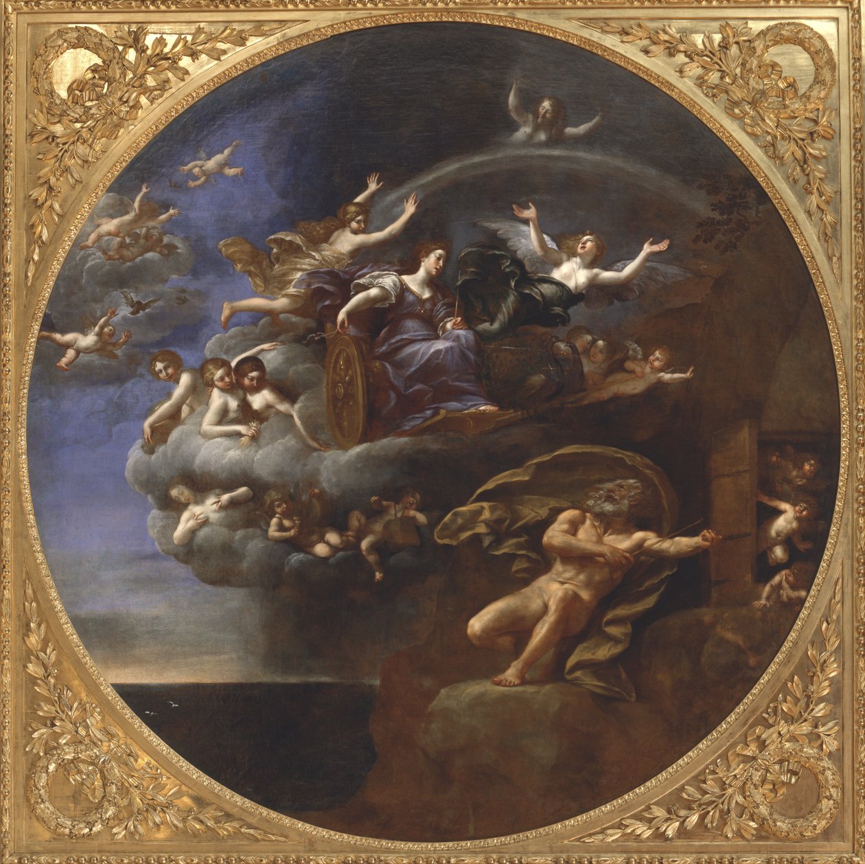 Elemento do Ar, 1625-28 de Francesco Albani
