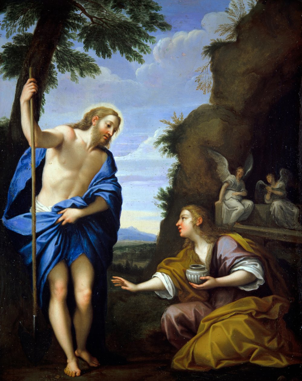 Noli me tangere (sobre tela) de Francesco Albani