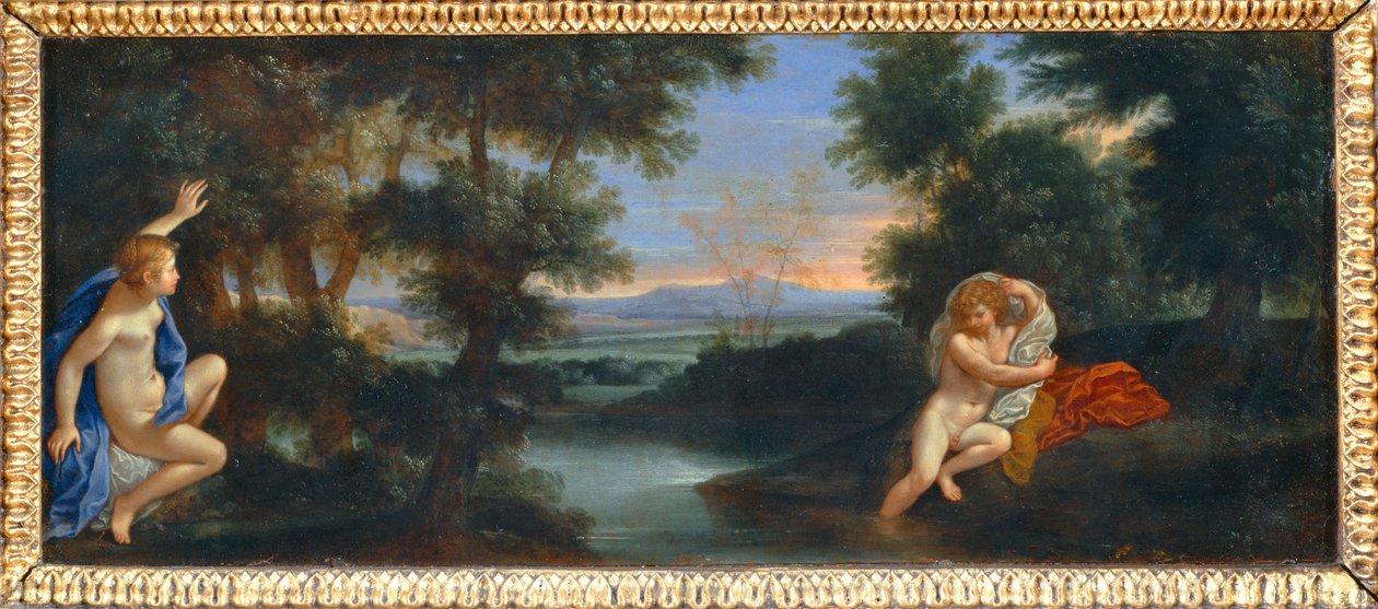 Salmacis et Hermaphrodite - Salmacis e Hermafrodito ... de Francesco Albani
