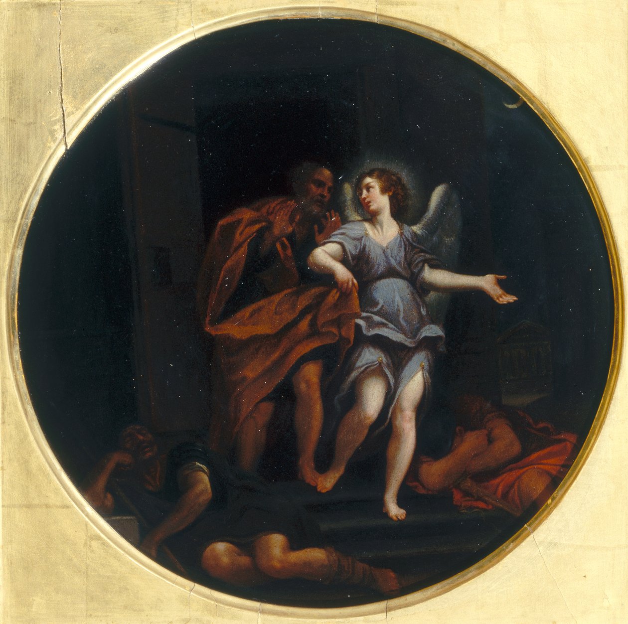 São Pedro libertado da prisão de Francesco Albani