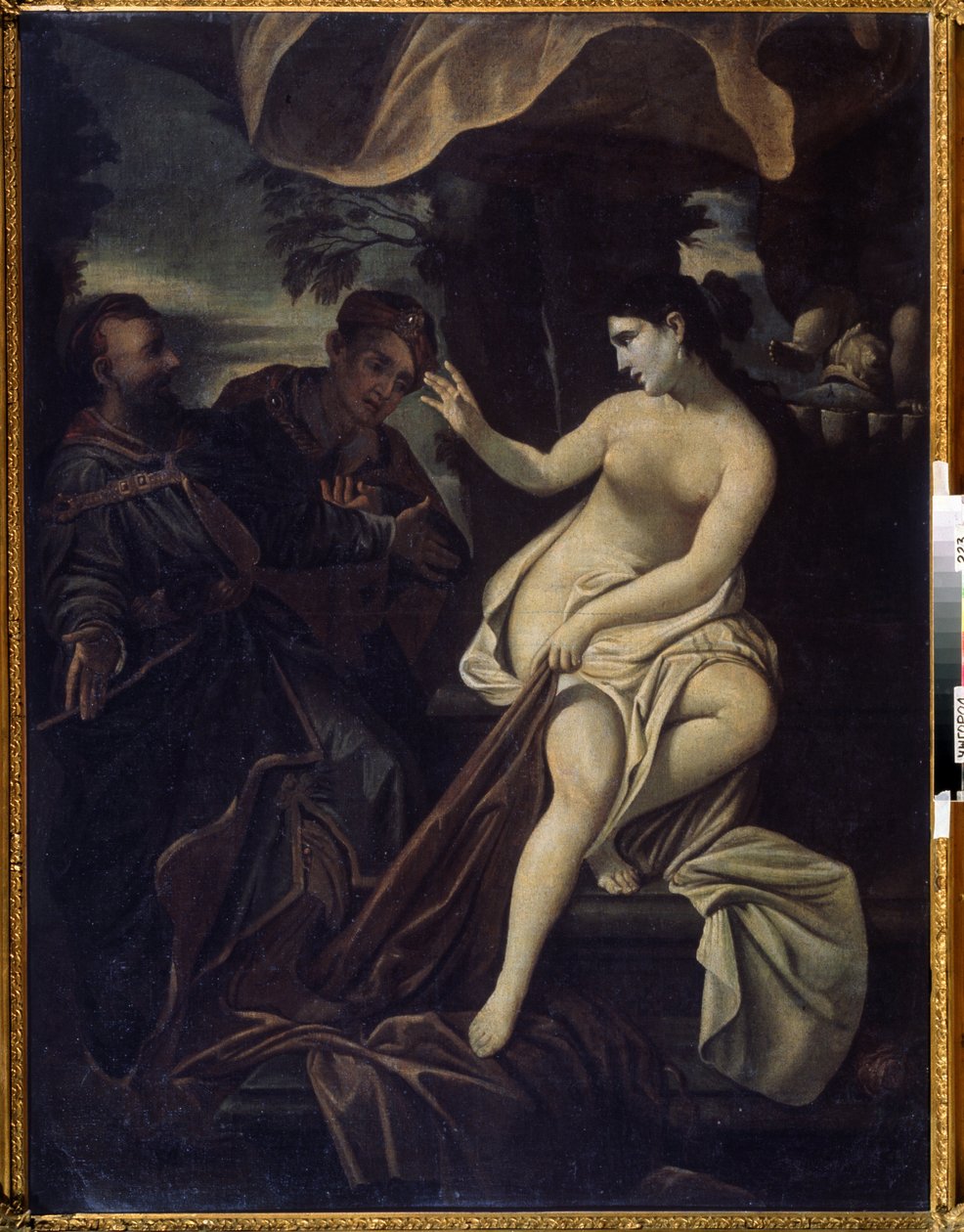 ""Suzanne and the Elders"" (Susanna and the Elders) Pintura de Francesco Albani dit l