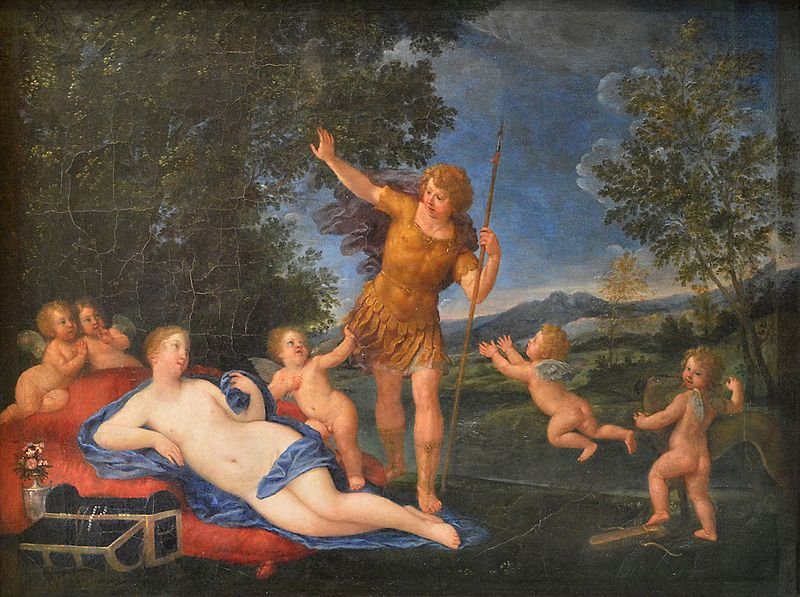 Vênus e Adônis de Francesco Albani