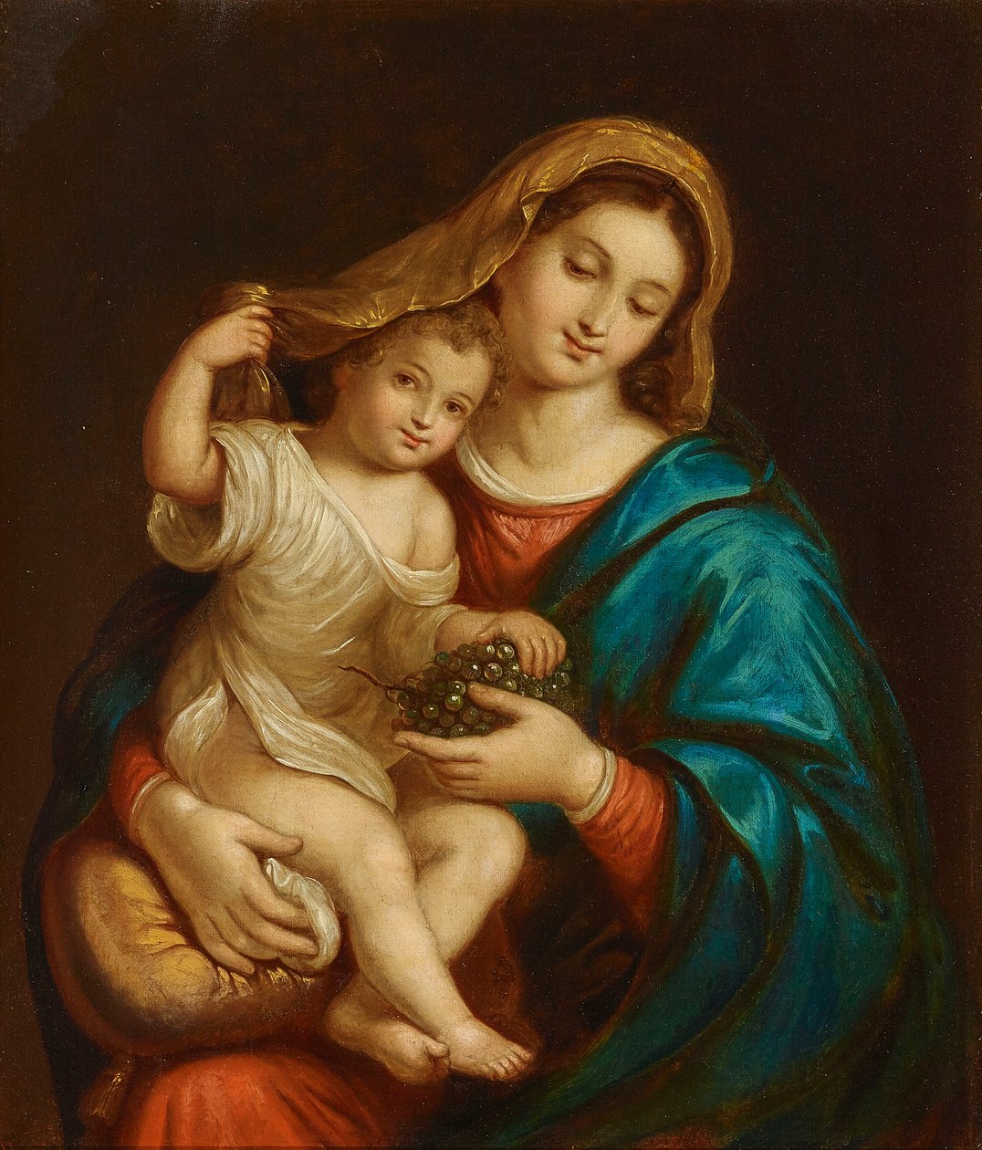 Nossa Senhora e o Menino de Francesco Alberi