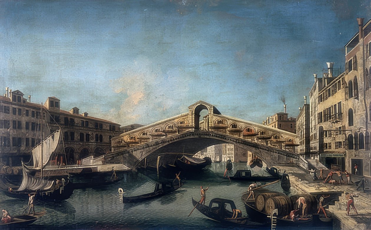 Ponte de Rialto. Ca 1735-1740 de Francesco Albotto