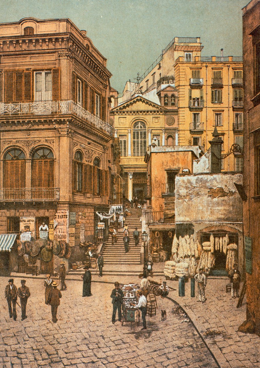 Gradelle de San Giuseppe, em Nápoles de Francesco Aversano