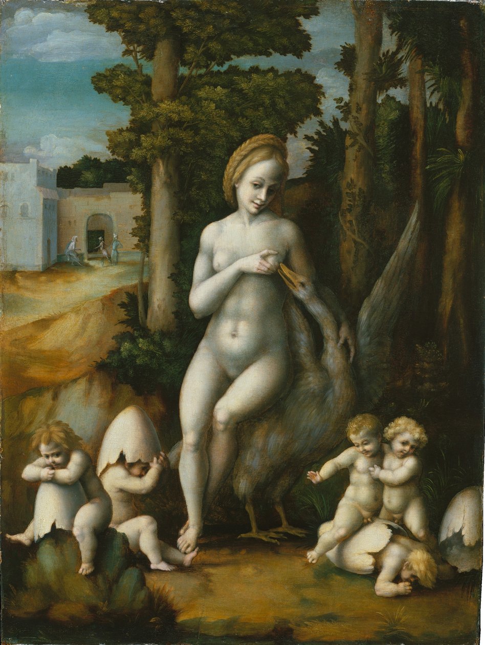 Leda e o Cisne de Francesco Bacchiacca
