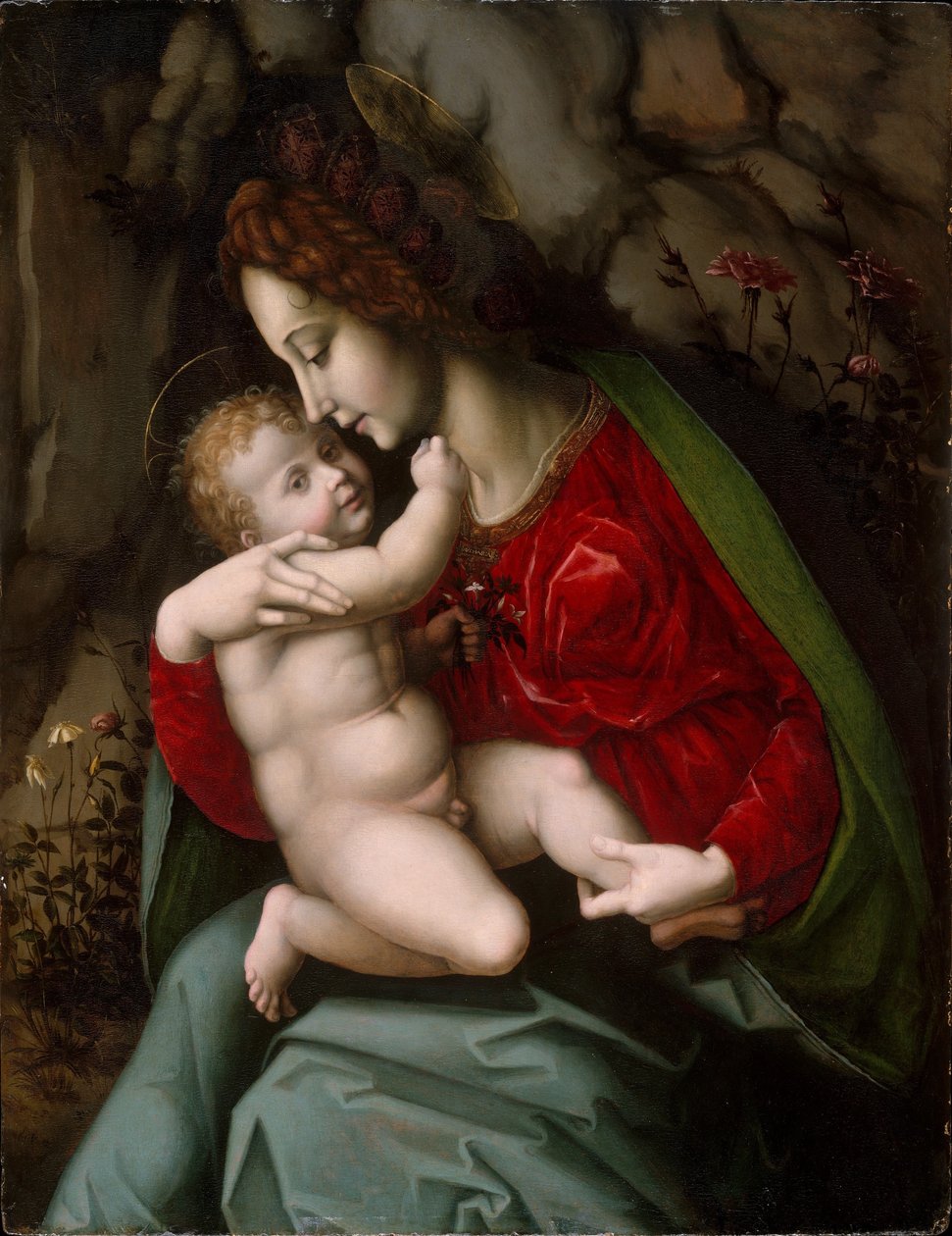 Nossa Senhora e o Menino de Francesco Bacchiacca