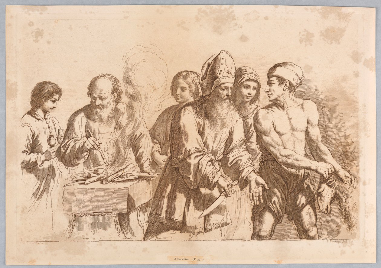 Um sacrifício de Francesco Bartolozzi