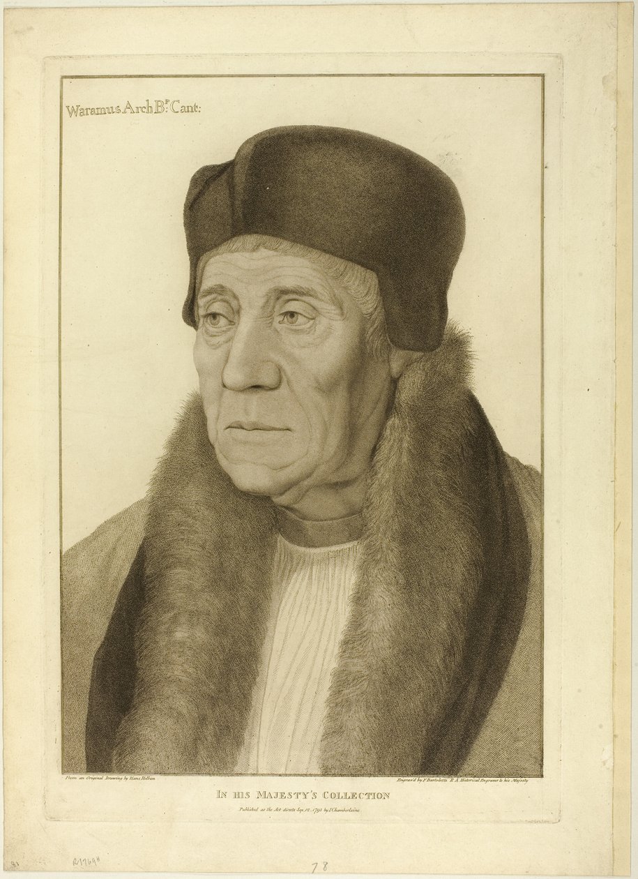 Arcebispo Warham de Francesco Bartolozzi