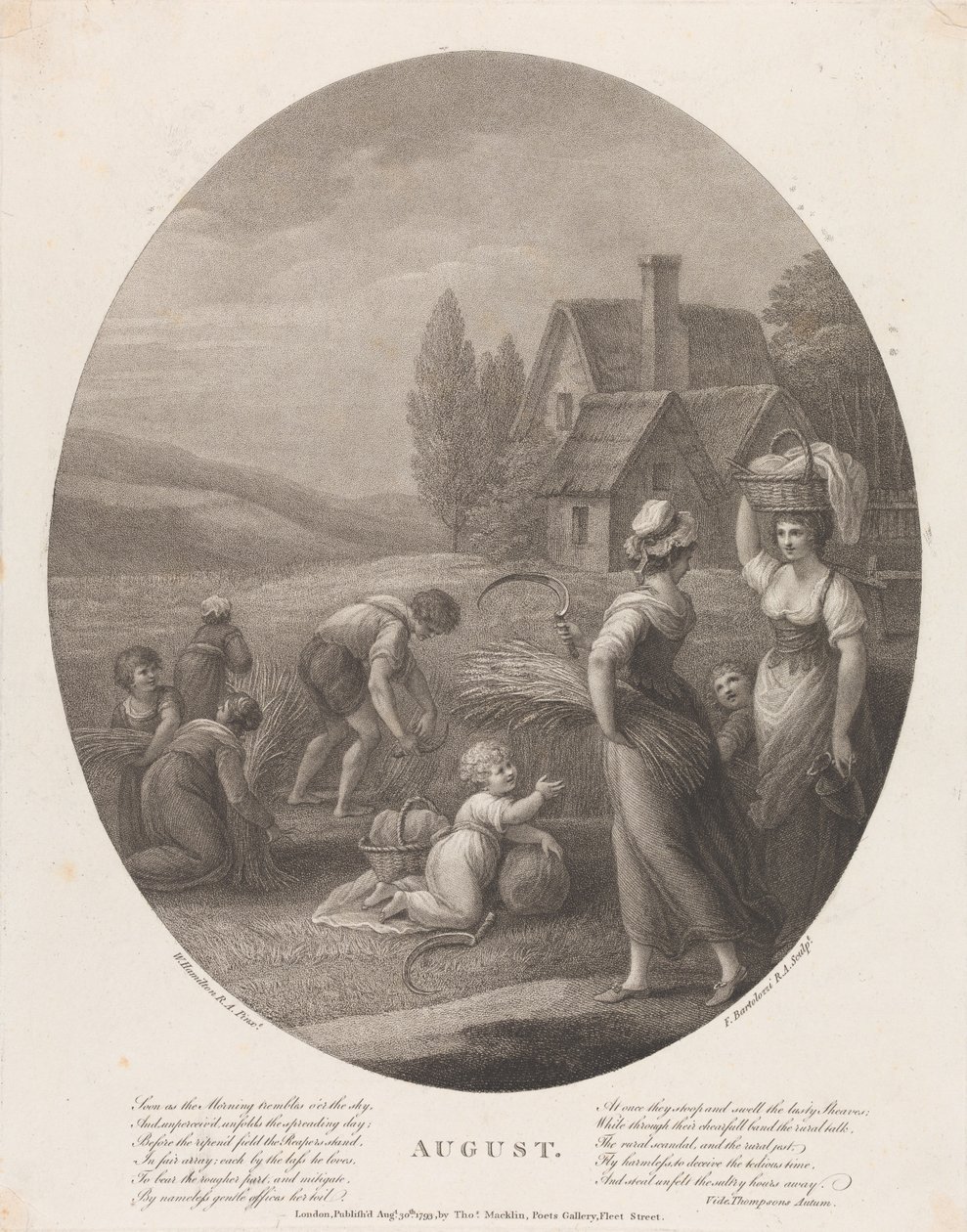Agosto de Francesco Bartolozzi