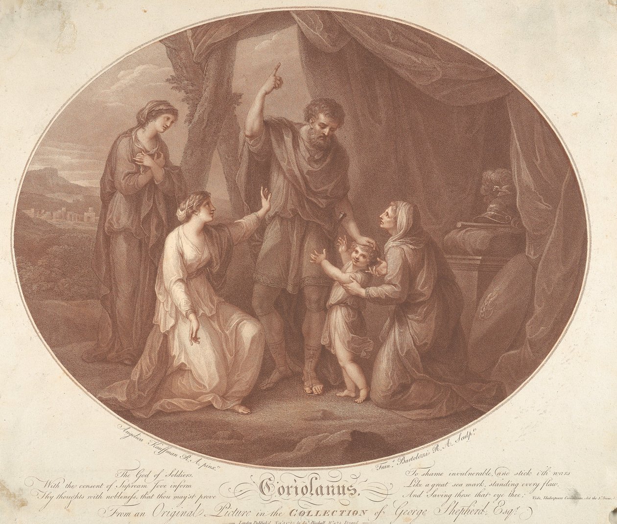 Coriolano, Ato 5, Cena III de Francesco Bartolozzi