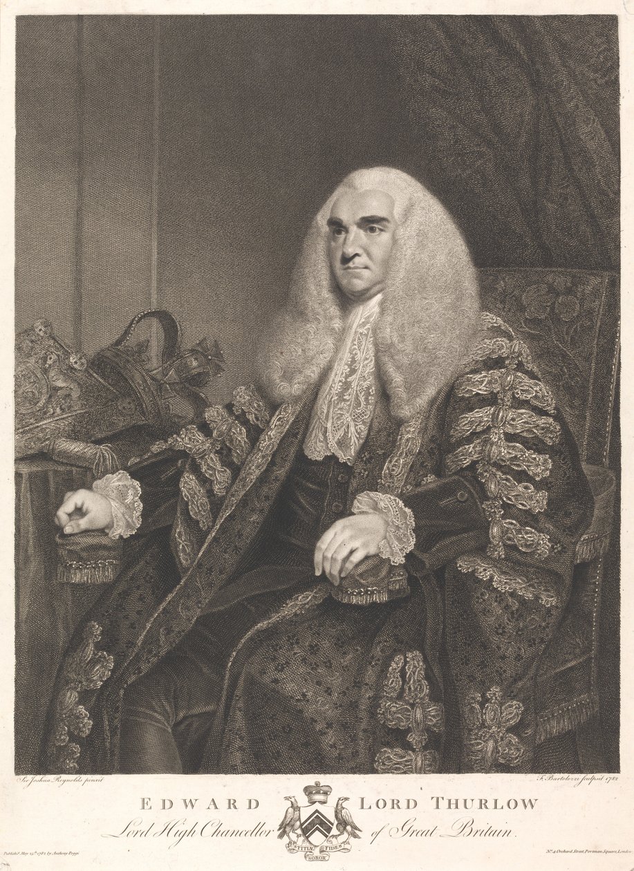 Edward Lord Thurlow de Francesco Bartolozzi