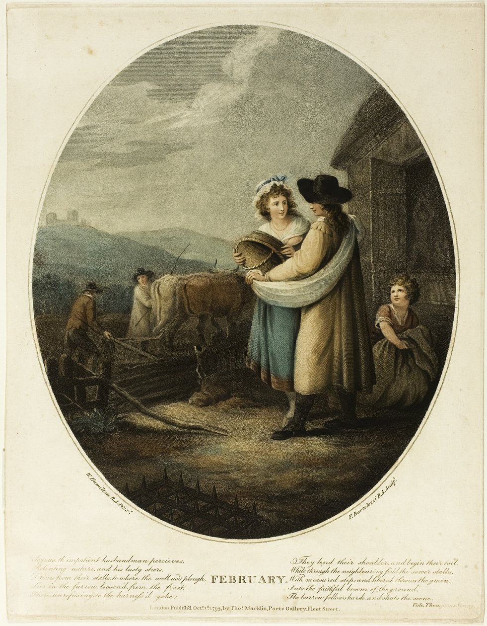 Fevereiro de Francesco Bartolozzi